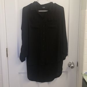 Black Chiffon Blouse